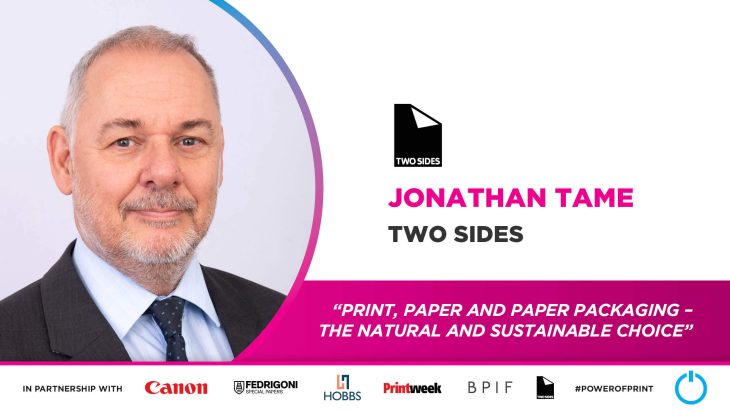 Power of Print 2025 – Jonathan Tame, Two Sides | Sustainable Paper Packaging & Print | TwoSide