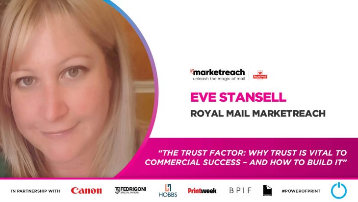 Power of Print 2025 – Eve Stansell, Marketreach | Sustainable Paper Packaging & Print | TwoSide