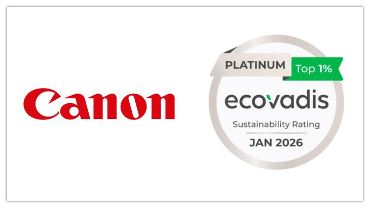 Canon Recognised In The Top 1% Globally For Sustainability Performance | Sustainable Paper Packaging & Print | TwoSide