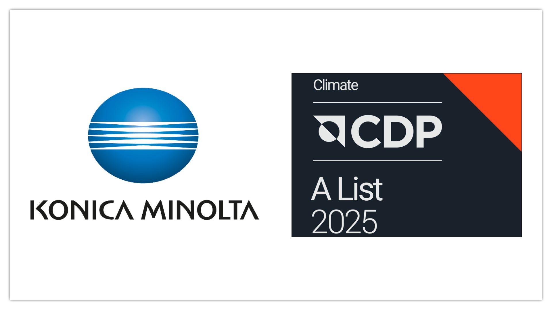 Konica Minolta Climate Action Leader Konica Minolta Climate Action Leader