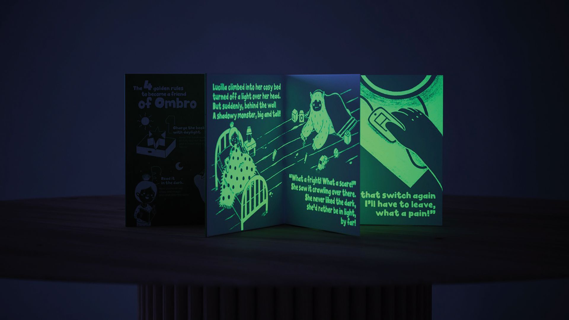 Glow in dark book